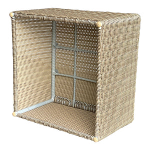 KEW - Outdoor PE Wicker Square Coffee Table (L65xW65xH42cm)