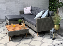 Bellbrae Set - 4 Seater Timber Wicker with Coffee Table Lounge Set