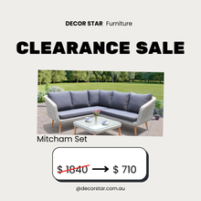 Mitcham 5-Seater Outdoor Corner Lounge Set – Timber & Wicker with Acacia Legs