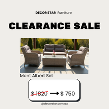 Mont Albert 4-Seater Outdoor Lounge Set – Aluminium Frame & Natural Wicker