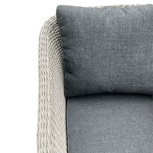 MORNINGTON - 5 Seater Outdoor Timber Legs Wicker Lounge (No Table)