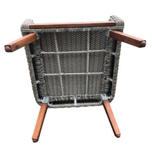 MORNINGTON - 5 Seater Outdoor Timber Legs Wicker Lounge (No Table)