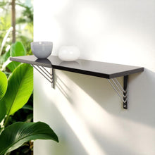 Set of 2 MOON 19.5cm Wall Mounted Shelf Brackets