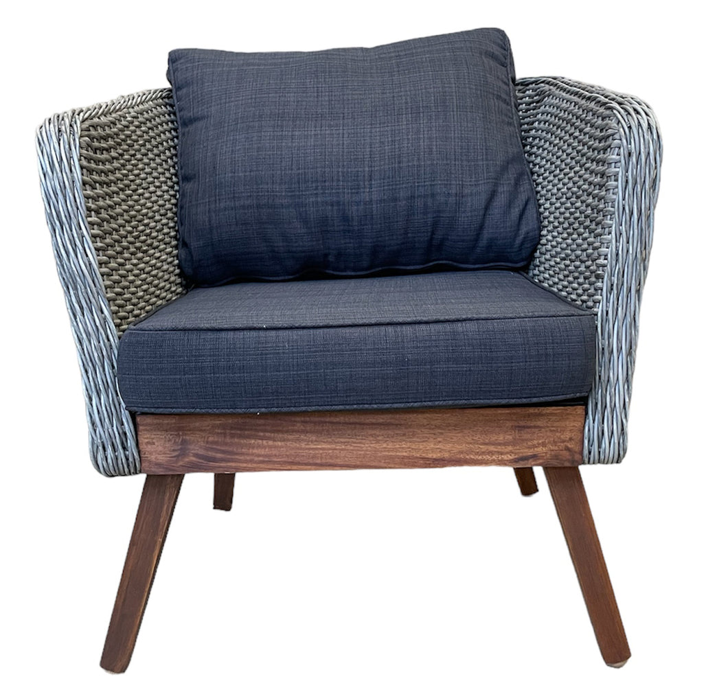 MORNINGTON - Single Seater Wicker Timber Sofa (Carton of 2)