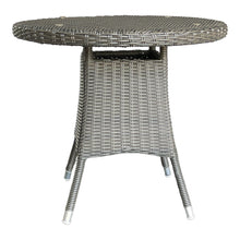 NIDDRIE - Outdoor Wicker 80cm Round Coffee Table (DIA80xH73cm)