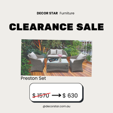 Preston 4-Seater Outdoor Wicker Lounge Set with Glass Table – Ash Grey