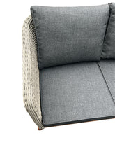 MORNINGTON - Triple Seater Outdoor Wicker Timber Sofa