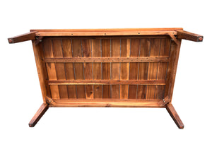 MORNINGTON - Eucalyptus Timber Rectangle Coffee Table (W110xD65xH30cm)