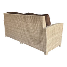 CAMBERWELL - 3 Seater Outdoor Artificial Wicker Lounge Sofa