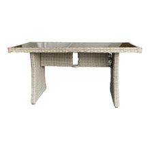 BRIGHTON - 8 Seater Outdoor Wicker Rectangle Table Lounge Set