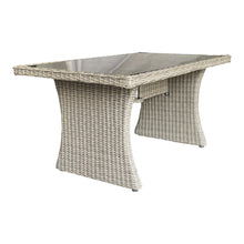 BRIGHTON - 8 Seater Outdoor Wicker Rectangle Table Lounge Set