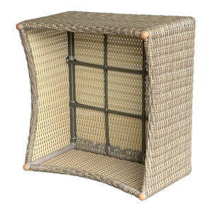 BRIGHTON - 8 Seater Outdoor Wicker Corner Lounge Sofa