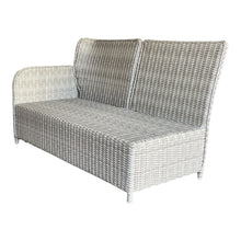 Armadale Outdoor PE Wicker Reclining Corner Lounge Set with Ottomans