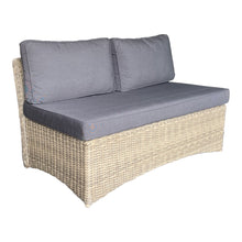 BRIGHTON - 8 Seater Outdoor Wicker Rectangle Table Lounge Set