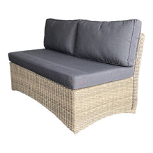 BRIGHTON - 8 Seater Outdoor Wicker Rectangle Table Lounge Set