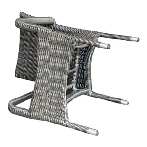 NIDDRIE - Outdoor Wicker Stackable Armchairs (Carton of 2)