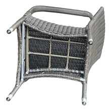 NIDDRIE - 5 Piece Outdoor Round Coffee Table and Stacking Armchair Set