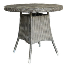 NIDDRIE - 5 Piece Outdoor Round Coffee Table and Stacking Armchair Set