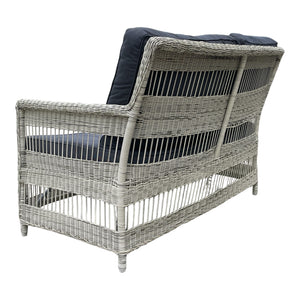 EAGLEMONT - Elegant 4 Seater Outdoor Rectangle Coffee Table Lounge Set