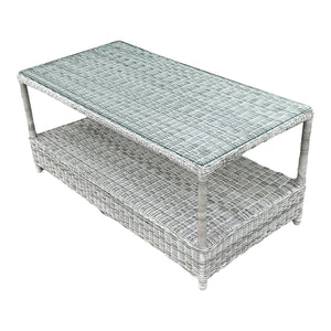 EAGLEMONT - Elegant 4 Seater Outdoor Rectangle Coffee Table Lounge Set