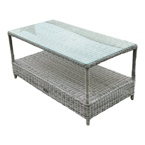 EAGLEMONT - Elegant 4 Seater Outdoor Rectangle Coffee Table Lounge Set