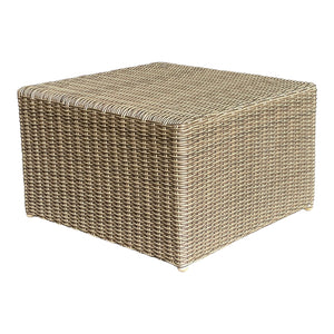 KEW - Outdoor PE Wicker Square Coffee Table (L65xW65xH42cm)