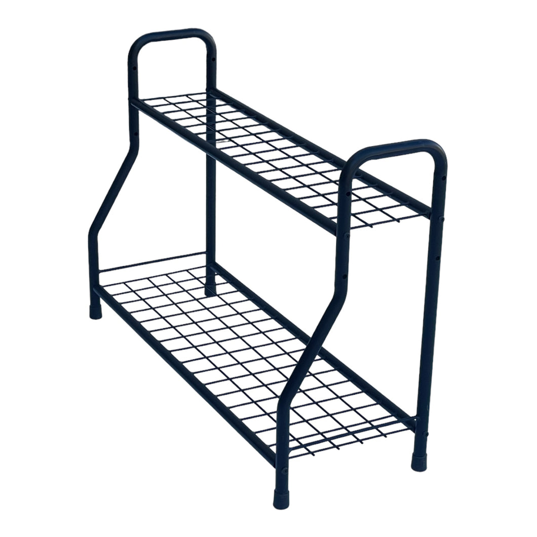 BAYSIDE - 2 Tiers Plant Stand Pot Planter Rack Garden Flower Display Shelf Storage