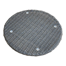 Outdoor Dining Table PE Wicker Large Round DIA140cm with Lazy Susan