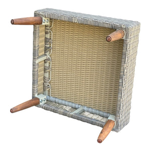 Bellbrae Set - 4 Seater Timber Wicker with Coffee Table Lounge Set