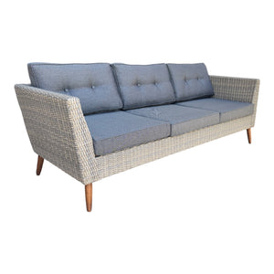 Bellbrae Set - 4 Seater Timber Wicker with Coffee Table Lounge Set
