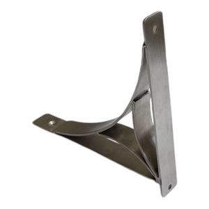 Set of 2 PRINCE BRUSHED 19.5cm Wall Mounted Shelf Brackets