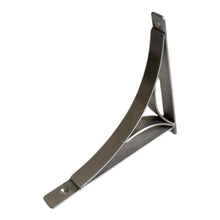 Set of 2 PRINCE BRUSHED 19.5cm Wall Mounted Shelf Brackets