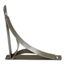 Set of 2 PRINCE BRUSHED 19.5cm Wall Mounted Shelf Brackets