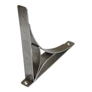 Set of 2 PRINCE BRUSHED 19.5cm Wall Mounted Shelf Brackets