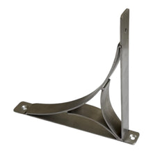 Set of 2 PRINCE BRUSHED 19.5cm Wall Mounted Shelf Brackets