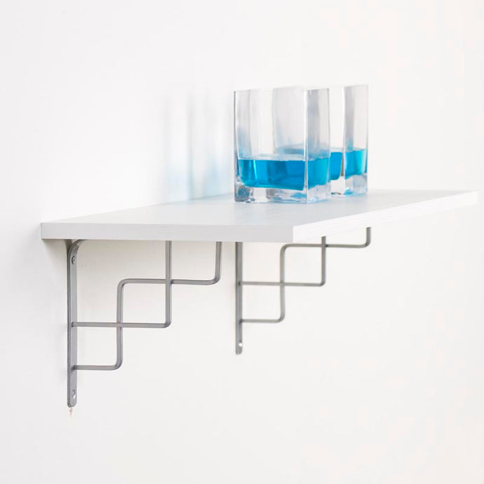 Set of 2 STEP 14.5cm Wall Mounted Shelf Brackets