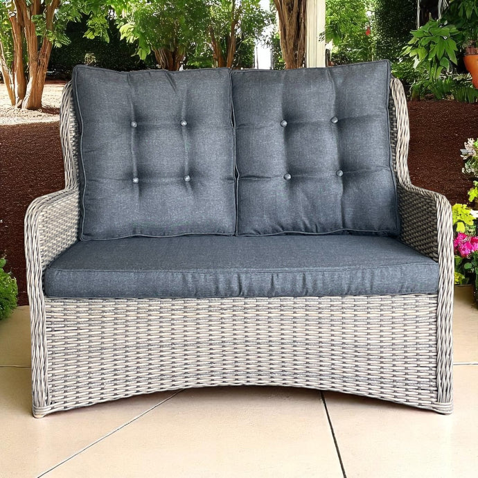 TOORAK - Outdoor Wicker Double Seater Sofa