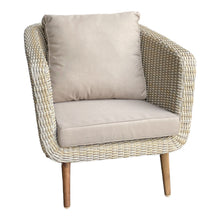VERMONT - Outdoor Wicker Timber Single Sofa (Carton of 2)
