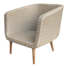 VERMONT - Outdoor Wicker Timber Single Sofa (Carton of 2)