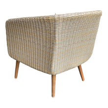 VERMONT - Outdoor Wicker Timber Single Sofa (Carton of 2)