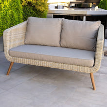 Vermont 4-Seater Outdoor Timber & Wicker Lounge Set – Weather-Resistant Comfort