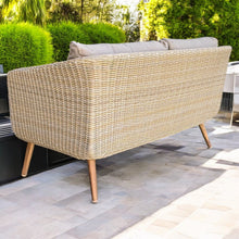 Vermont 4-Seater Outdoor Timber & Wicker Lounge Set – Weather-Resistant Comfort