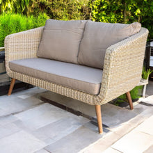 Vermont 4-Seater Outdoor Timber & Wicker Lounge Set – Weather-Resistant Comfort