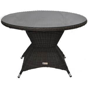 PRE-ORDER ORMOND - Affordable 5 Piece Outdoor Wicker Round Table Dining Set - Furniture Star Direct