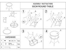 DONVALE - 3 Piece Outdoor Wicker Round Coffee Table and Stacking Chair Set - Furniture Star Direct