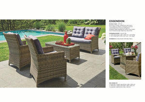 BULLEEN - Luxurious Outdoor Wicker Adjustable Sun Lounge