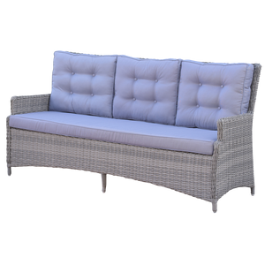 PRE-ORDER ALPHINGTON - 3 Seater Outdoor Wicker Sofa - Furniture Star Direct
