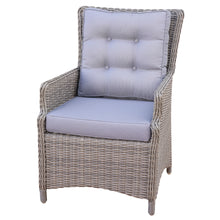 PRE ORDER: ALPHINGTON - Quality 5 Seaters Outdoor Wicker Large Rectangle Table Dining Set - Furniture Star Direct
