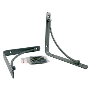 2x ARCH 195 - Wall Mounted Shelf Brackets with hardware - Furniture Star Direct