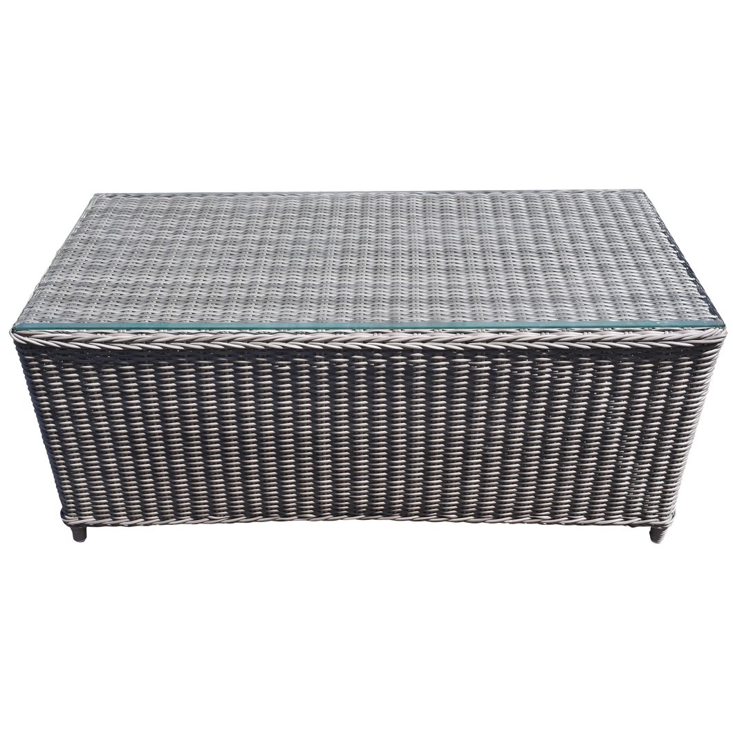 ESSENDON - Outdoor Wicker Rectangle Coffee Table - Furniture Star Direct